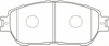 D2292 D1828-8810 Front Disc Brake Pad Automotive Brake Parts Pastillas De Freno