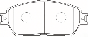 D2292 D1828-8810 Front Disc Brake Pad Automotive Brake Parts Pastillas De Freno