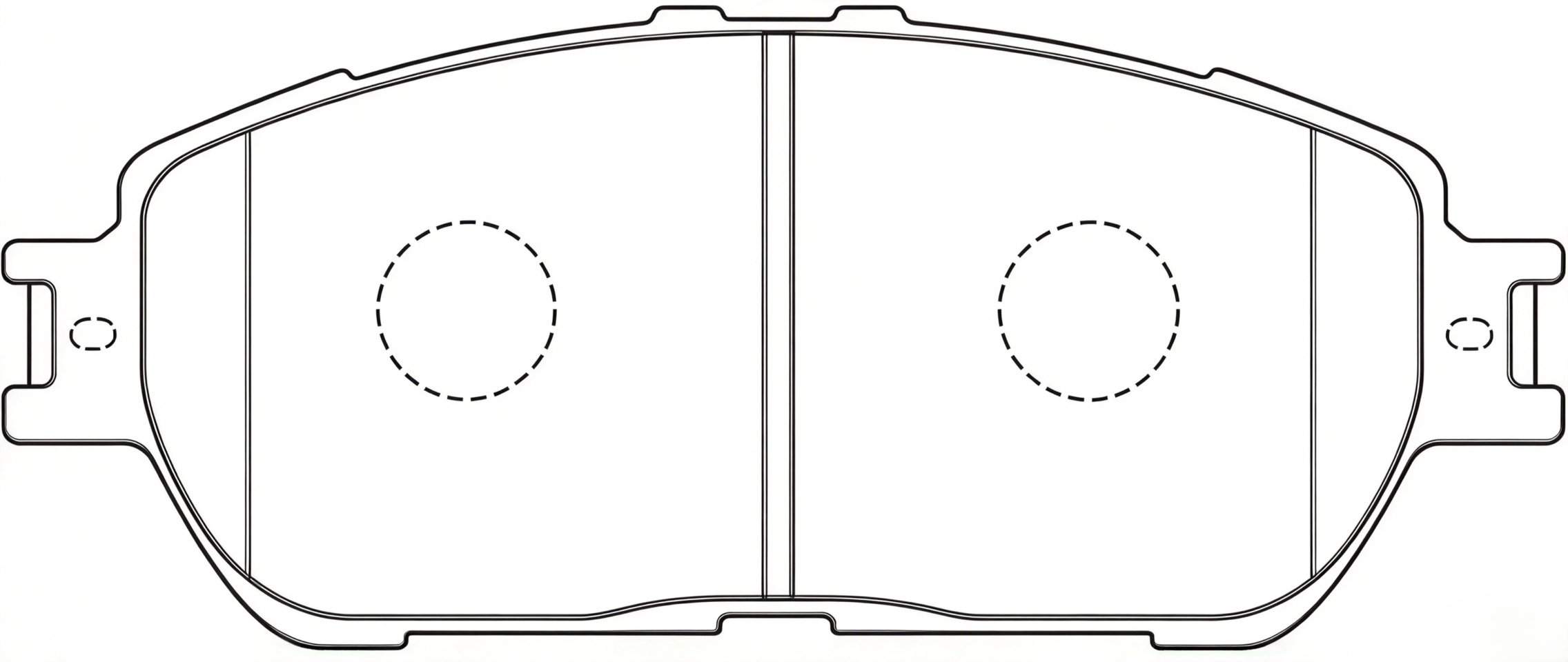 D2292 D1828-8810 Front Disc Brake Pad Automotive Brake Parts Pastillas De Freno